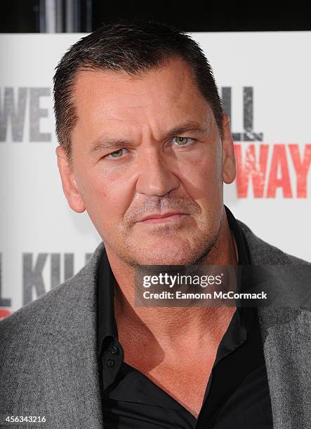 Craig Fairbrass attends a photocall for "We Still Kill The Old Way" at Ham Yard Hotel on September 29, 2014 in London, England.