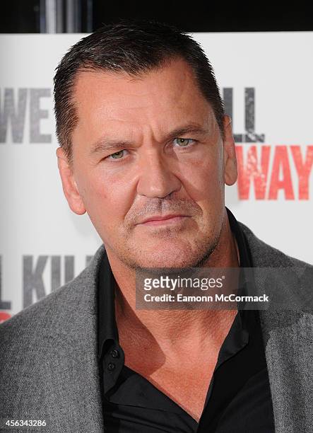 Craig Fairbrass attends a photocall for "We Still Kill The Old Way" at Ham Yard Hotel on September 29, 2014 in London, England.