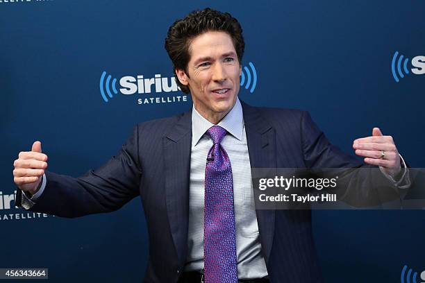 Joel Osteen launches Joel Osteen Radio at SiriusXM Studios on September 29, 2014 in New York City.