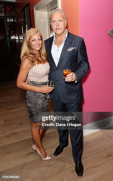 Lesley Denham and Tony Denham attend a photocall for "We Still Kill The Old Way" at Ham Yard Hotel on September 29, 2014 in London, England.