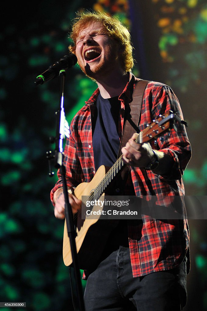 ITunes Festival 2014 - Ed Sheeran And Foy Vance