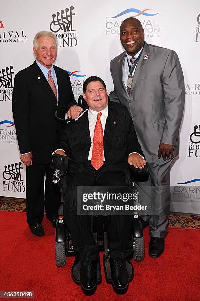 Founder and CEO of The Buoniconti Fund Nick Buoniconti, President of the Buoniconti Fund Marc Buoniconti and former football player Warren Sapp...