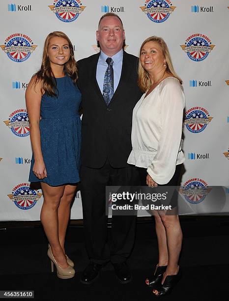 Bridget Hanley, John Hanley and Tricia Hanley attend The National Law Enforcement And Firefighters Children's Foundation Hosts 2nd Annual Hero Awards...