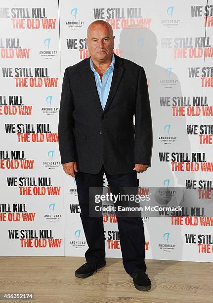 Chris Ellison attends a photocall for "We Still Kill The Old Way" at Ham Yard Hotel on September 29, 2014 in London, England.