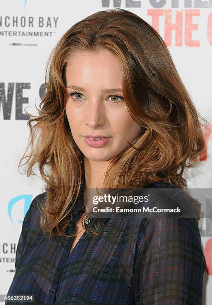 Emily Agnes attends a photocall for "We Still Kill The Old Way" at Ham Yard Hotel on September 29, 2014 in London, England.