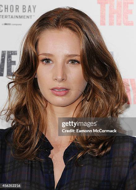 Emily Agnes attends a photocall for "We Still Kill The Old Way" at Ham Yard Hotel on September 29, 2014 in London, England.