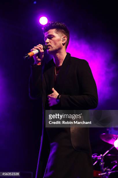 Singer Danny O'Donoghue of The Script performs at the kick-off concert for AWXI at Terminal 5 on September 29, 2014 in New York City.