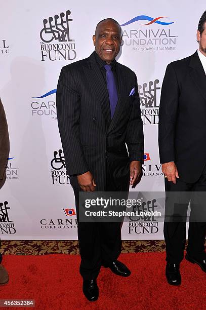 Former baseball player Andre Dawson attends the 29th Annual Great Sports Legends Dinner to benefit The Buoniconti Fund to Cure Paralysis at The...