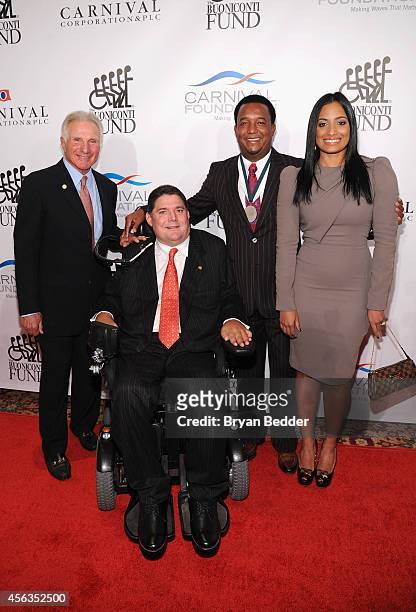 Founder and CEO of The Buoniconti Fund Nick Buoniconti, President of the Buoniconti Fund Marc Buoniconti, former baseball player Pedro Martinez and...