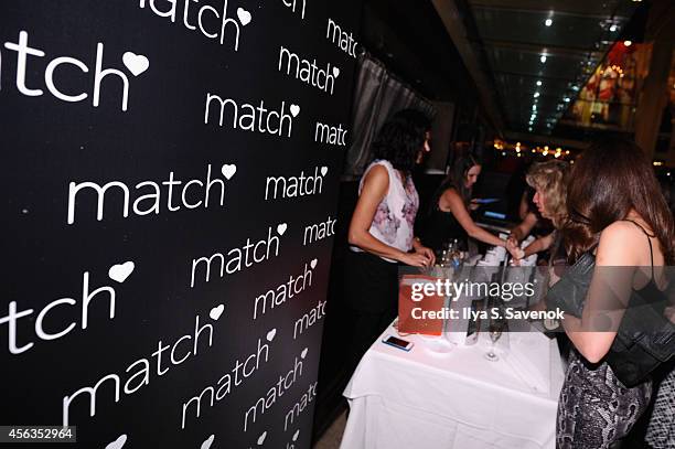 General view of atmosphere at The Match Bachelor Showcase benefiting The American Heart Association hosted by Wendy Williams on September 29, 2014 in...