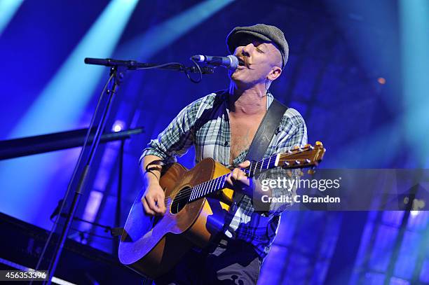 Foy Vance performs on stage during the iTunes Festival at The Roundhouse on September 29, 2014 in London, United Kingdom.