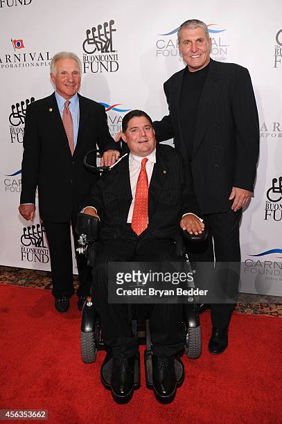 Founder and CEO of The Buoniconti Fund Nick Buoniconti, President of the Buoniconti Fund Marc Buoniconti and former football player Mark Rypien...