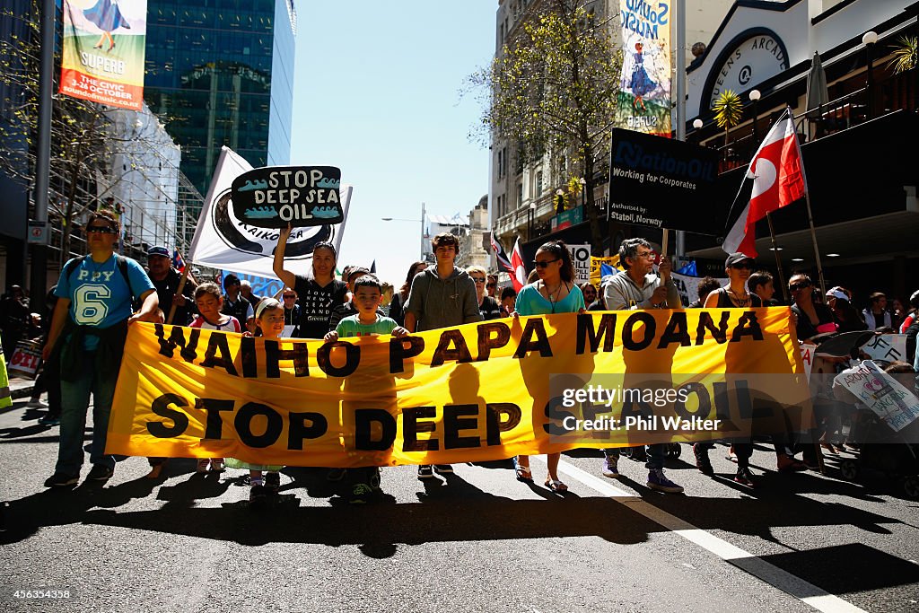 Waiho Papa Moana Hikoi Protest To Stop Deep Sea Oil Drilling