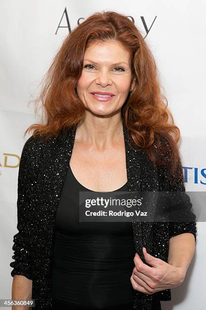 Actress Lolita Davidovich attends The British American Business Council Los Angeles 54th Annual Christmas Luncheon at Fairmont Miramar Hotel on...
