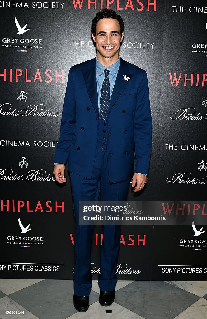 The Cinema Society And Brooks Brothers Host A Screening Of Sony Pictures Classics' "Whiplash" - Arrivals