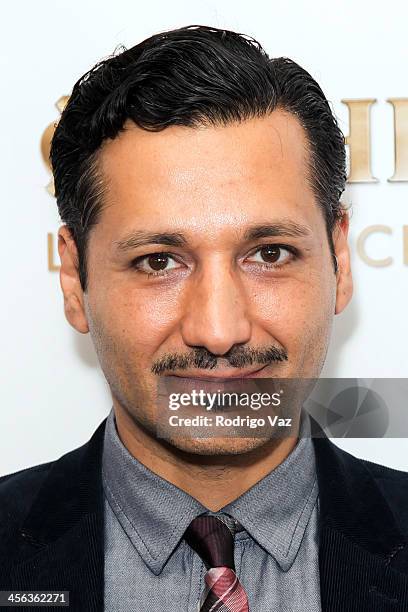 Actor Cas Anvar attends The British American Business Council Los Angeles 54th Annual Christmas Luncheon at Fairmont Miramar Hotel on December 13,...