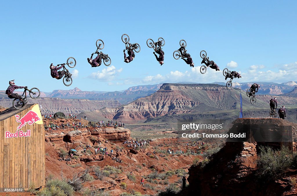 ude af drift Demokrati entreprenør Jeff Herbertson competes in the finals during the Red Bull Rampage... News  Photo - Getty Images