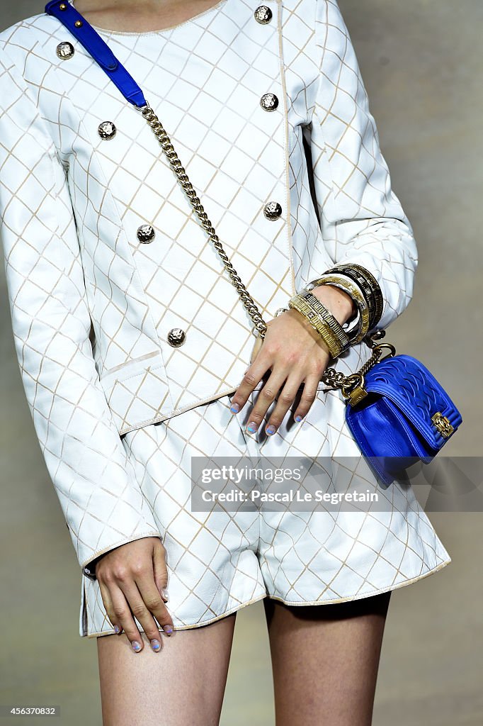 Chanel : Front Row  - Paris Fashion Week Womenswear Spring/Summer 2015