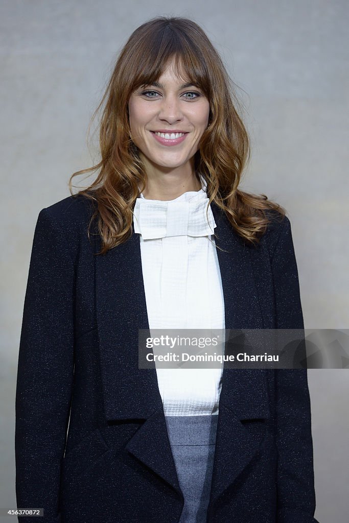 Chanel  : Front Row - Paris Fashion Week Womenswear Spring/Summer 2015
