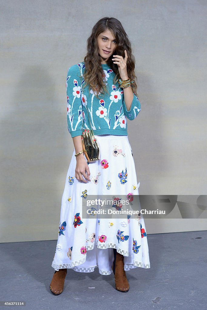 Chanel  : Front Row - Paris Fashion Week Womenswear Spring/Summer 2015