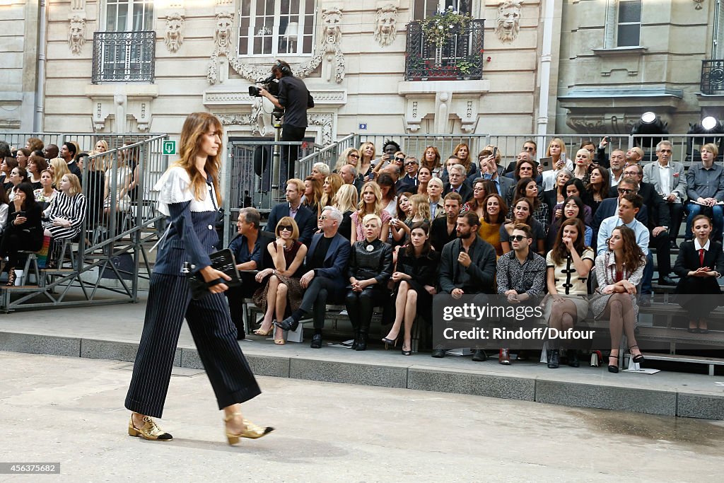 Chanel : Front Row - Paris Fashion Week Womenswear Spring/Summer 2015