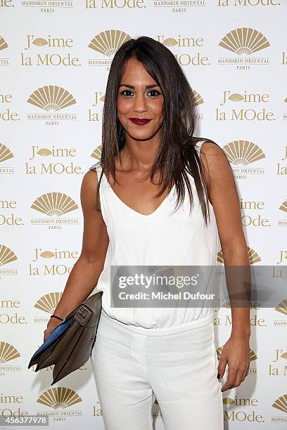 Alice Beladi attends 'J'aime La Mode 2014' party in Mandarin Oriental as part of the Paris Fashion Week Womenswear Spring/Summer 2015 on September...