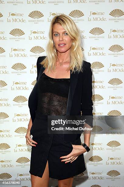 Ingrid Seynhaeve attends 'J'aime La Mode 2014' party in Mandarin Oriental as part of the Paris Fashion Week Womenswear Spring/Summer 2015 on...