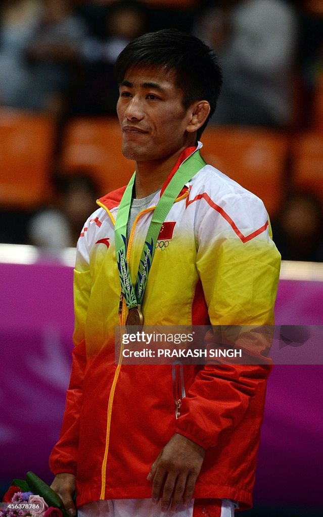 ASIAD-2014-WRESTLING-PODIUM