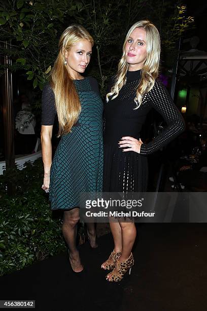 Paris Hilton and Nicky Hilton attend 'J'aime La Mode 2014' party in Mandarin Oriental as part of the Paris Fashion Week Womenswear Spring/Summer 2015...