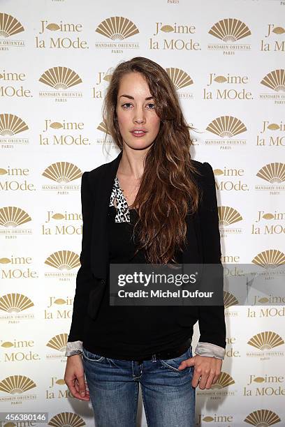 Juliette Besson attends 'J'aime La Mode 2014' party in Mandarin Oriental as part of the Paris Fashion Week Womenswear Spring/Summer 2015 on September...