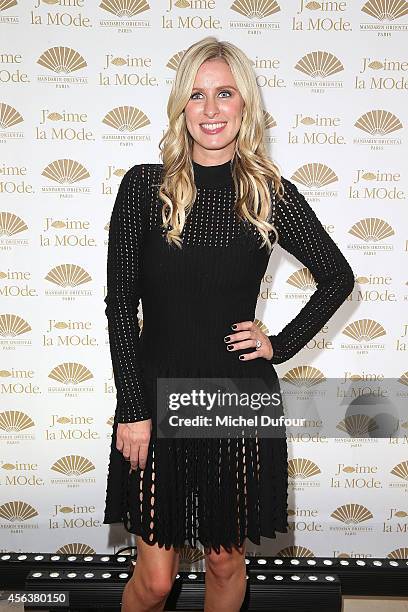 Nicky Hilton attends 'J'aime La Mode 2014' party in Mandarin Oriental as part of the Paris Fashion Week Womenswear Spring/Summer 2015 on September...