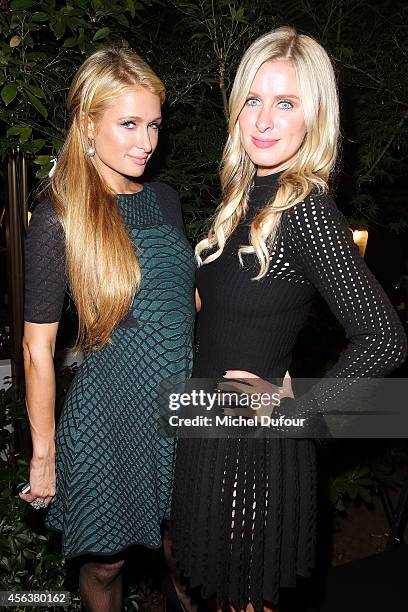 Paris Hilton and Nicky Hilton attend 'J'aime La Mode 2014' party in Mandarin Oriental as part of the Paris Fashion Week Womenswear Spring/Summer 2015...