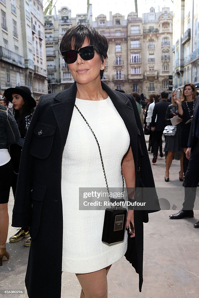 Chanel : Front Row  - Paris Fashion Week Womenswear Spring/Summer 2015