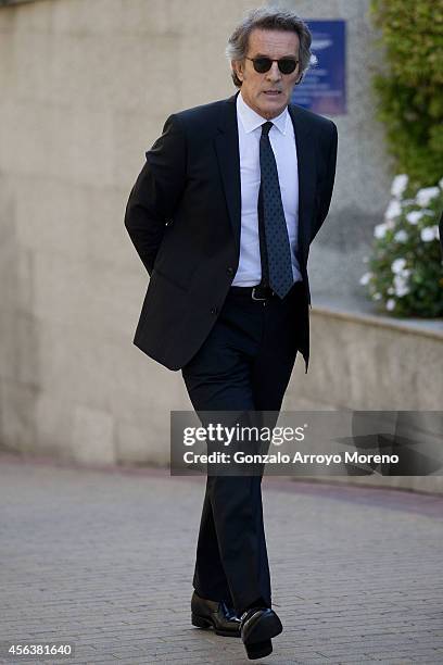 Cayetana duchess of Alba husband Alfonso Diez Carabantes attends Parque de San Isidro Cemetery on September 29, 2014 in Madrid, Spain. Spanish...