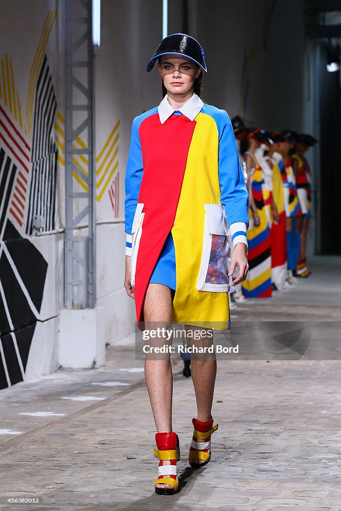 Jean Charles De Castelbajac : Runway - Paris Fashion Week Womenswear Spring/Summer 2015