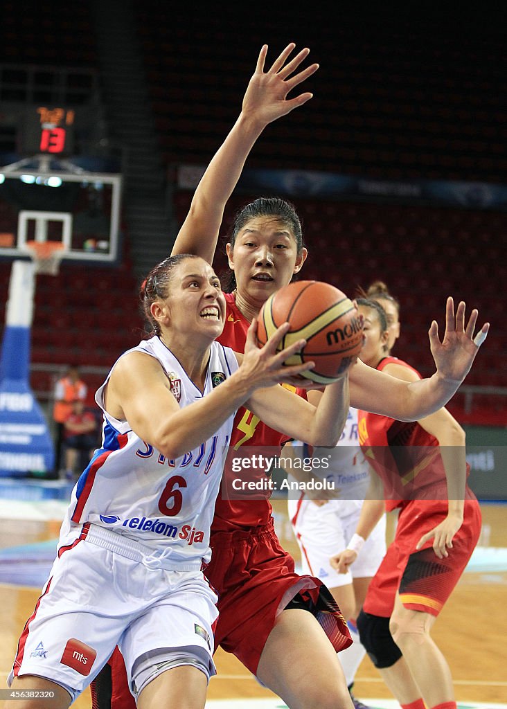 Serbia v China - 2014 FIBA World Championship For Women