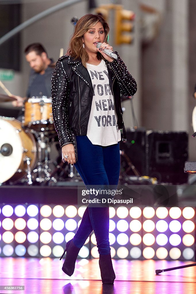 Lady Antebellum Performs On NBC's "Today"