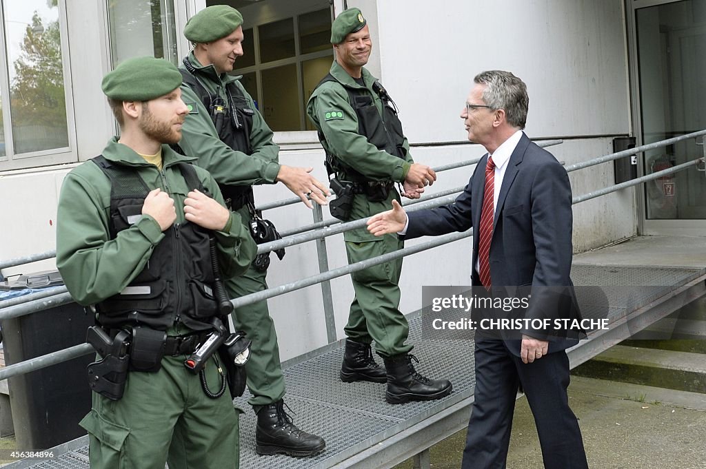 GERMANY-REFUGEES-DE MAIZIERE