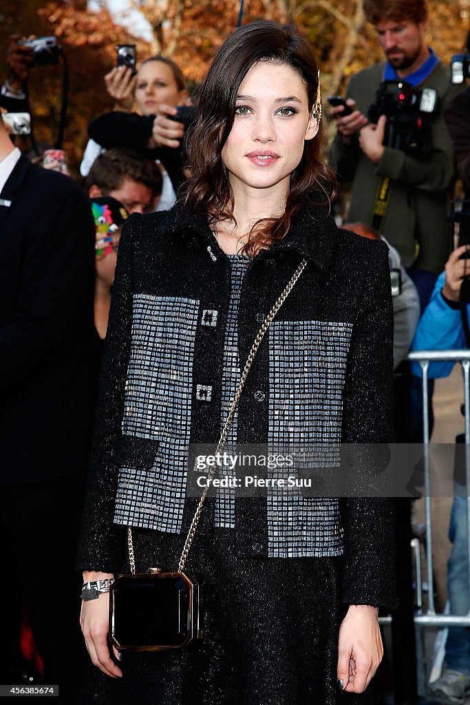 Celebrity Sighting At Paris Fashion Week, Womenswear SS 2015 : September 30th