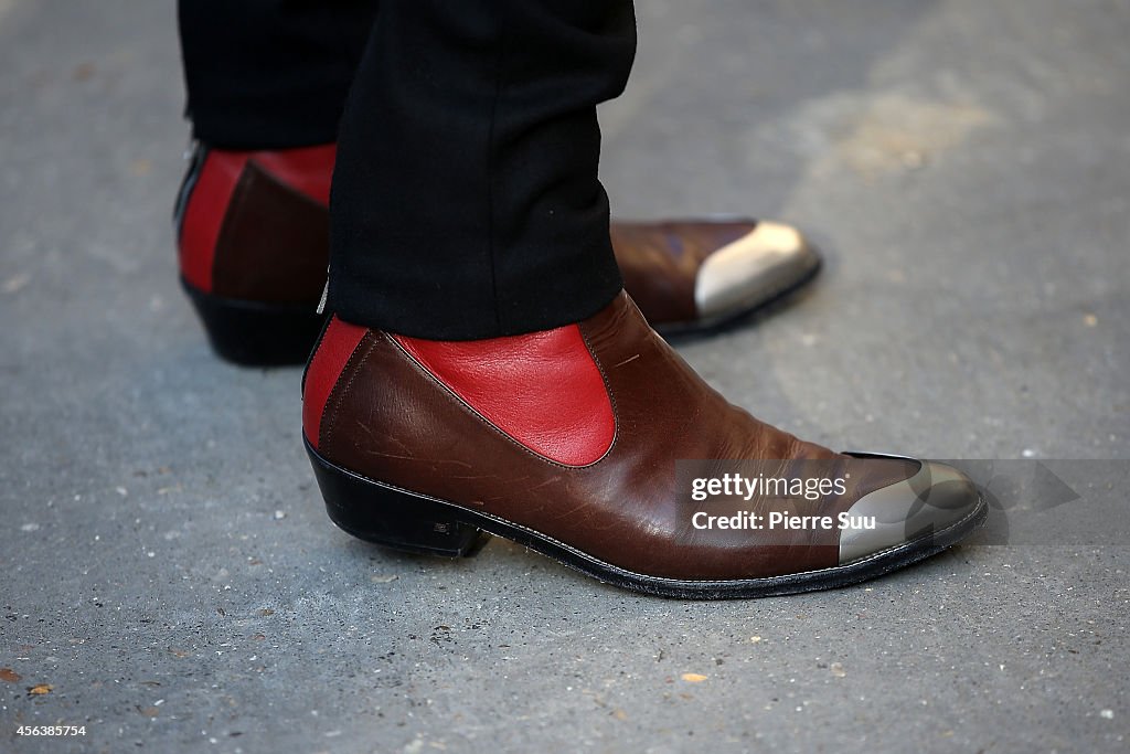 Celebrity Sighting At Paris Fashion Week, Womenswear SS 2015 : September 30th