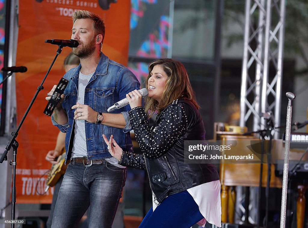 Lady Antebellum Performs On NBC's "Today"