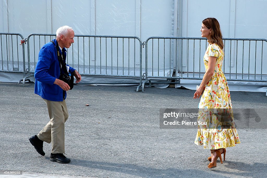 Celebrity Sighting At Paris Fashion Week, Womenswear SS 2015 : September 30th