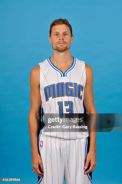 Luke Ridout Luke Ridnour of the Orlando Magic poses for a photo during Orlando ...