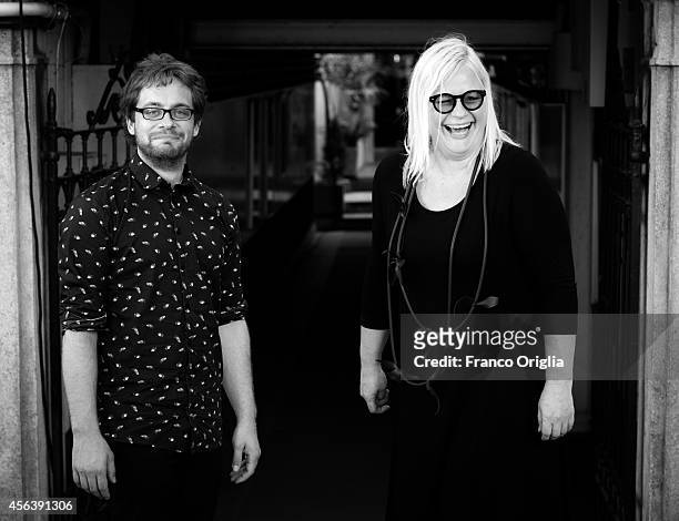 August 31 2014: Austrian directors Veronika Franz and Severin Fiala pose during the 'Goodnight Mommy' portrait session at the 71st Venice Film...