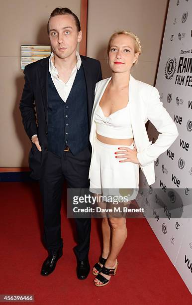 Evan Louison and Remy Bennett attend the International Premiere of "Buttercup Bill" at the Vue Piccadilly on September 30, 2014 in London, England.