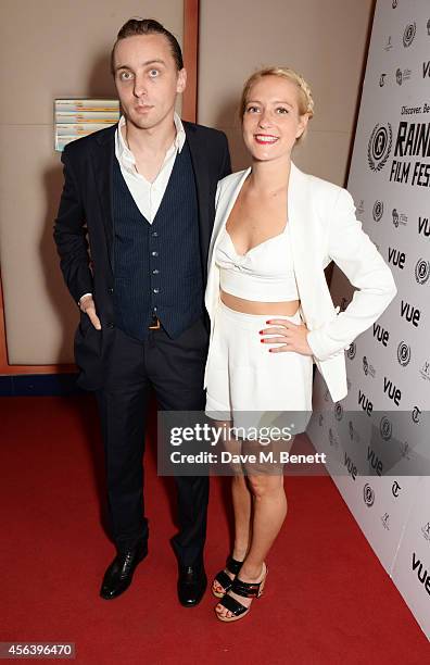 Evan Louison and Remy Bennett attend the International Premiere of "Buttercup Bill" at the Vue Piccadilly on September 30, 2014 in London, England.