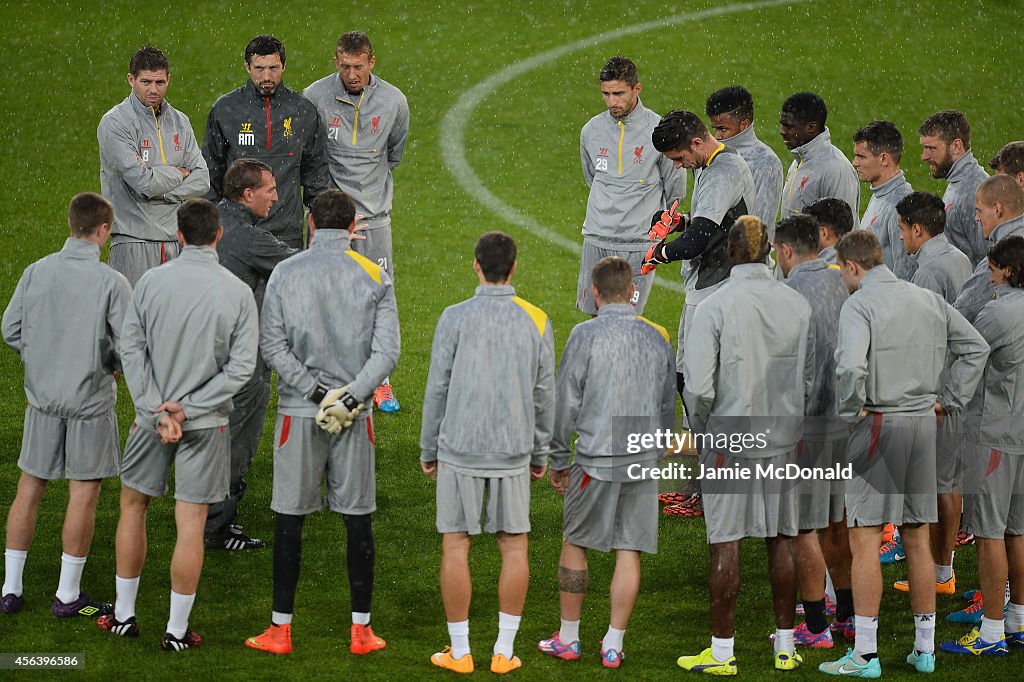 Liverpool FC Training & Press Conference