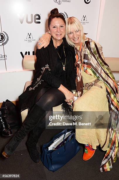 Fran Cutler and Virginia Bates attend the International Premiere of "Buttercup Bill" at the Vue Piccadilly on September 30, 2014 in London, England.