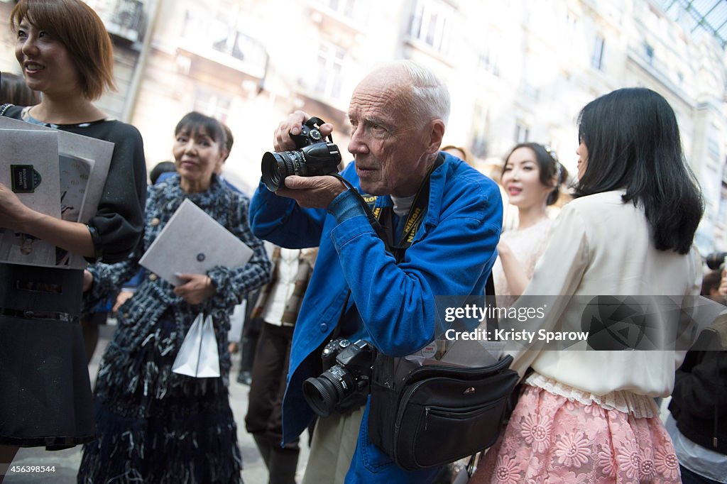 Chanel : Front Row  - Paris Fashion Week Womenswear Spring/Summer 2015