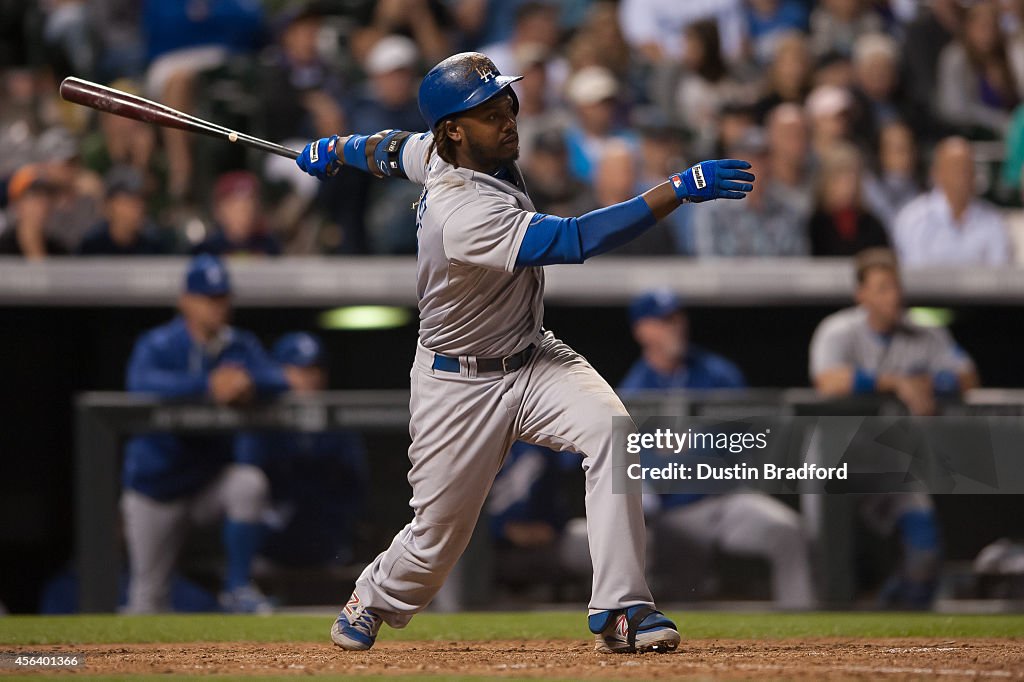 Los Angeles Dodgers v Colorado Rockies